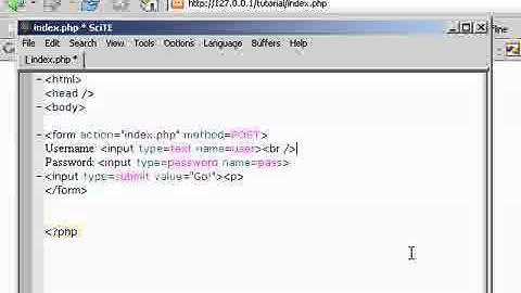 How to:  PHP Tutorial #2 - Login form