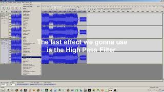 THE  MAGIC OF AUDACITY  How to fix muffled/poor quality audio