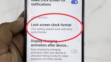 Fix Lock Screen Clock Format Showing This Settings doesn