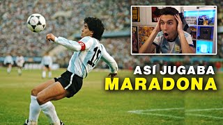 REACCIONANDO a las MEJORES JUGADAS de MARADONA