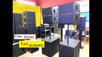 Quá Hay_ Bộ Dàn Gọn Nhẹ Với Line Array Lux_acoustic Đủ Chơi Sự Kiện Nhỏ