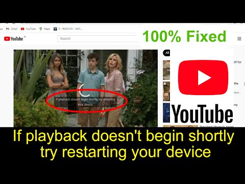 How to fix if playback doesn't begin shortly try restarting your device chrome error - Smart Enough