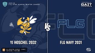 LILJ Winter League - Girls - MS Lacrosse | YJ Hoschel 2032 vs. FLG Navy 2031