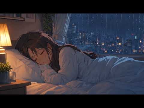 Sleeping Next to You 🌧️ Rainy Night Lofi BGM for Deep Sleep【添い寝・睡眠用BGM】