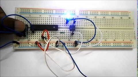 Octocoupler Working with ATmega8 Microcontroller