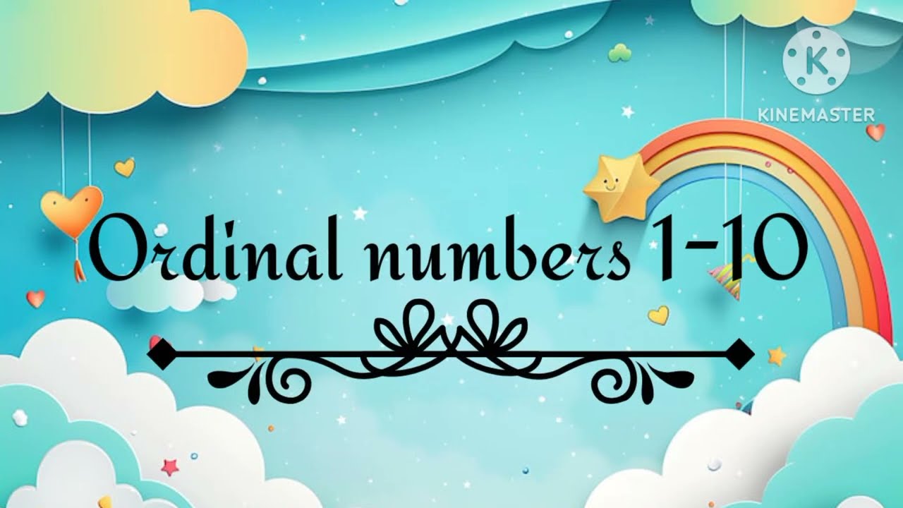 Ordinal numbers for students in easy way😃👍🏻👏🏻