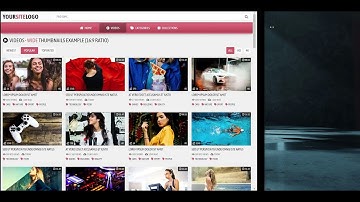 Template 1 - Color Scheme 2 (For Video Website)