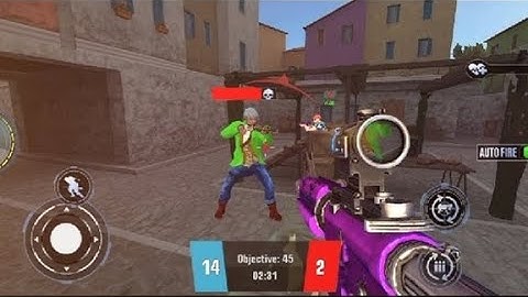 FPS Commando Encounter Gun Shooting Games Offline Mission walkthrough gameplay in Android 