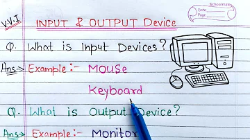 Input & Output devices of computer | Learn Coding