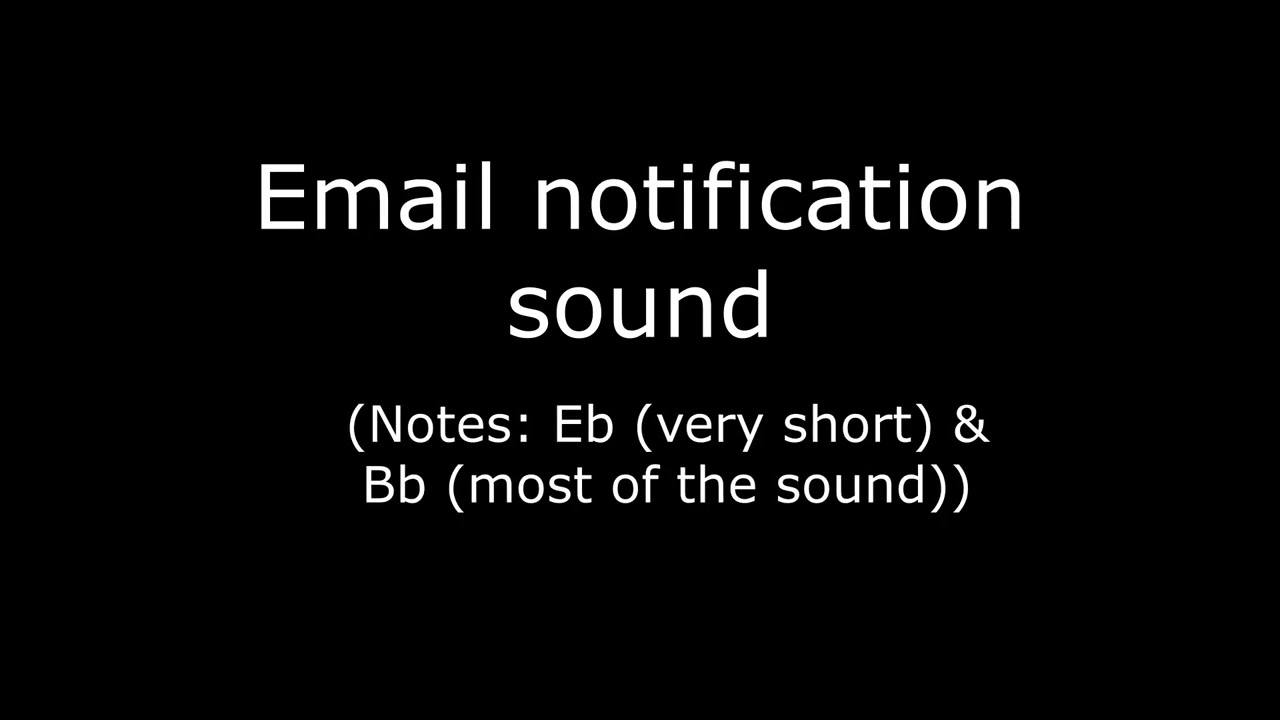 Outlook sound analysis