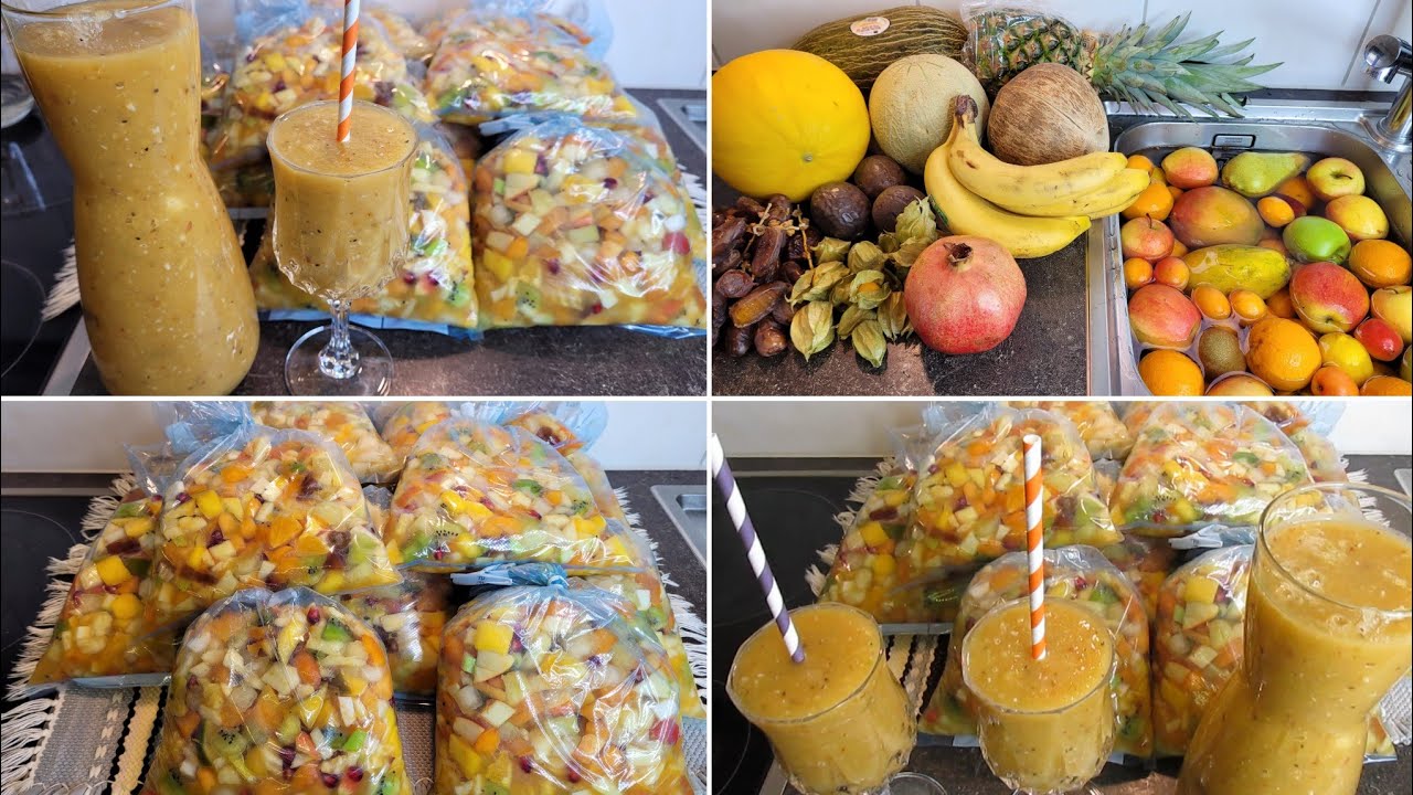 افكار و نصائح لتخزين او للحفاظ على الفواكه الطازجة المشكلة لرمضان المبارك 🌙