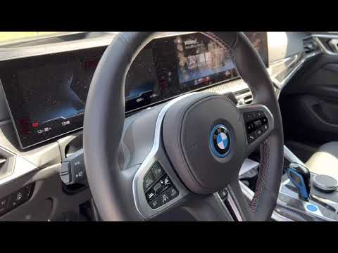 BMW i4 m50 interior. M sport black seats. Carbon fiber trims. #bmw # ...