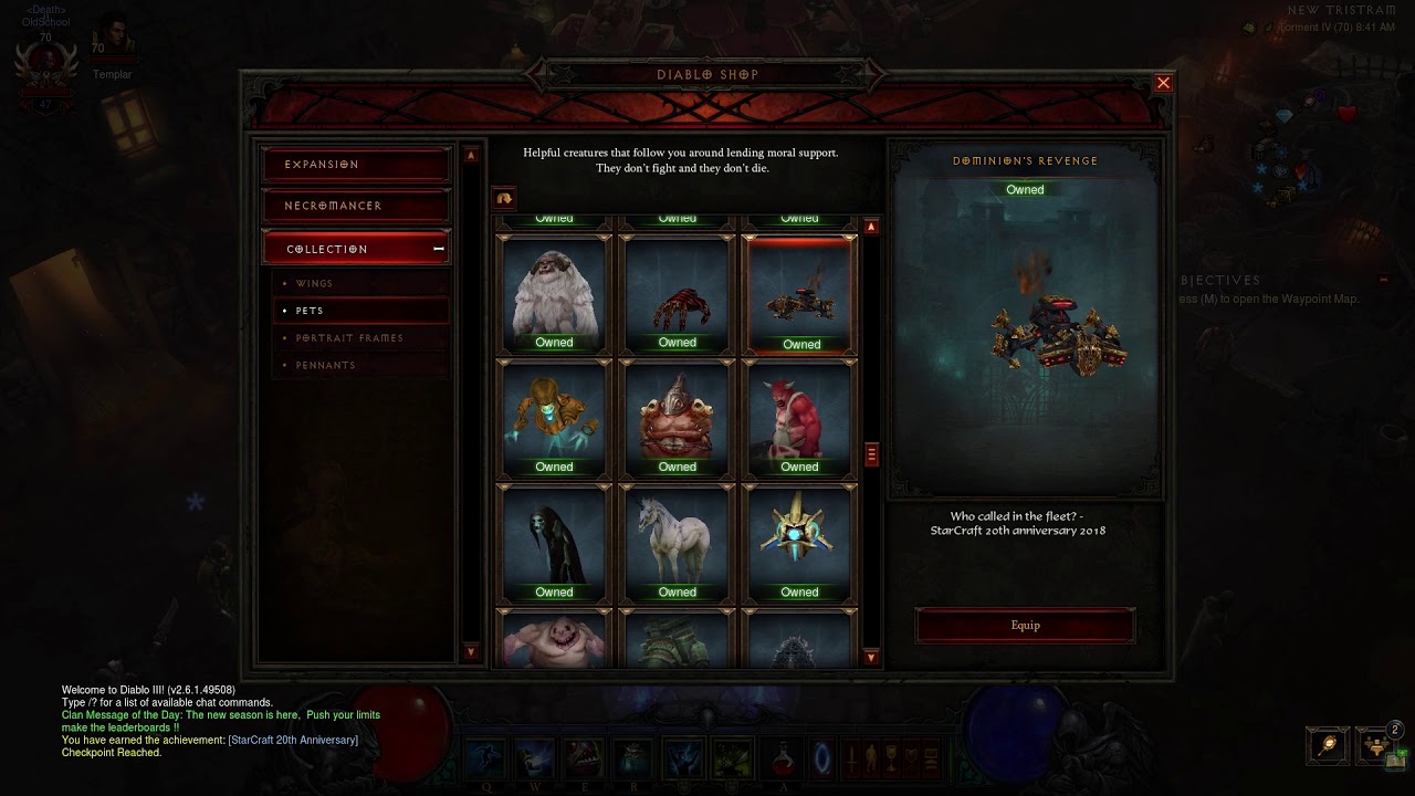 Starcraft 20th Anniversary Pet