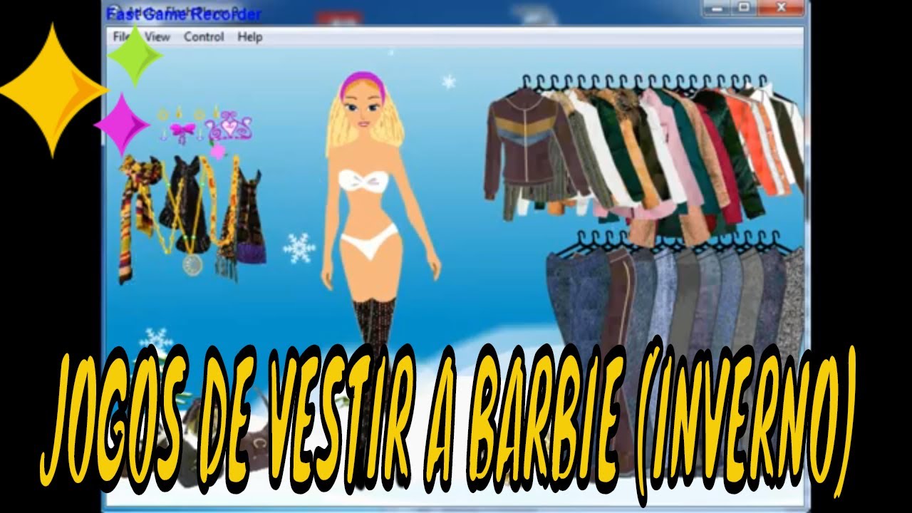 Barbie de Inverno - Jogos de Vestir 