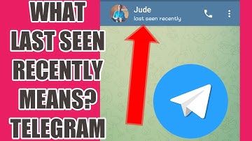 what last seen recently in telegram means? (telegram last seen recently)