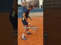 How to hit down the line 🎯🎾