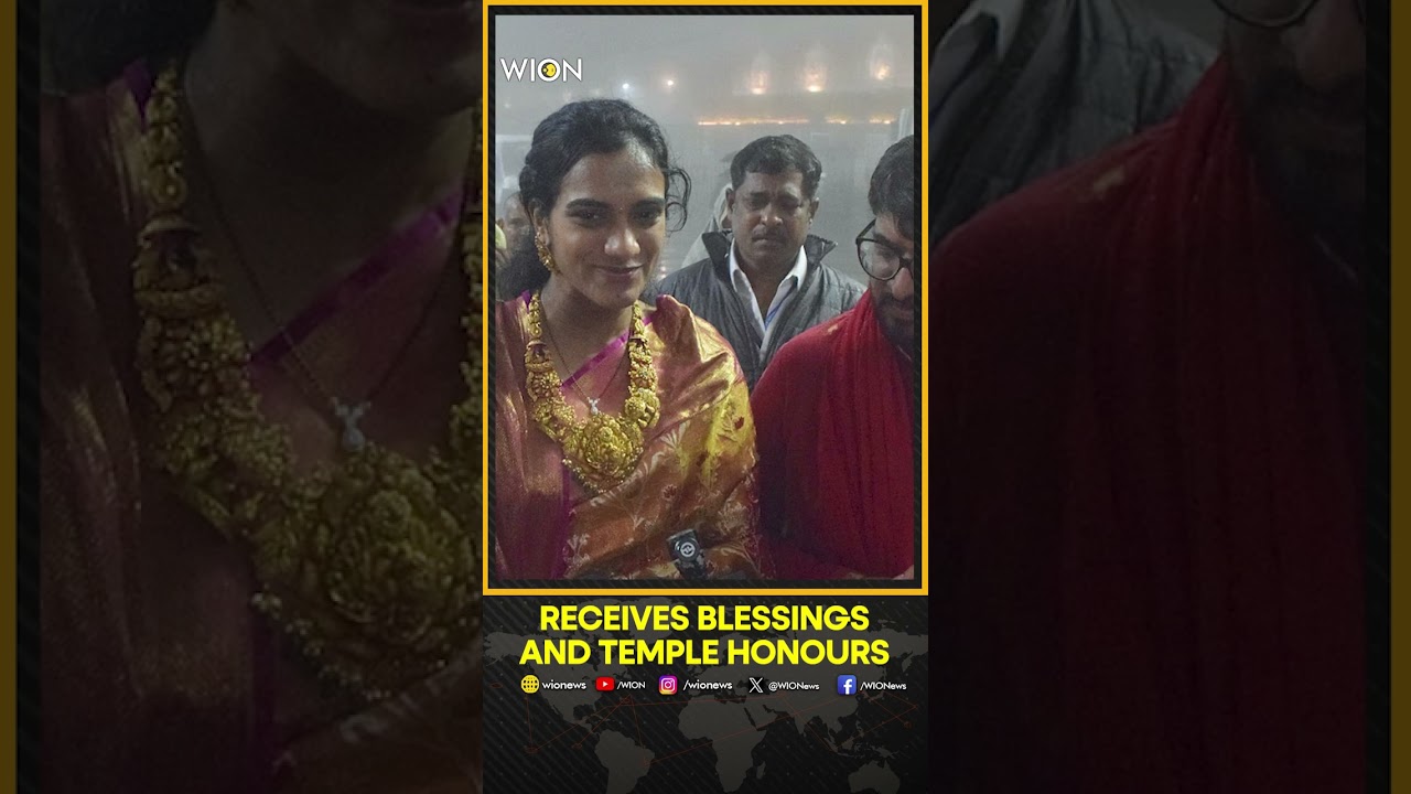 PV Sindhu Visits Tirumala Temple | Seeks Lord Venkateswara’s Blessings on Wedding Anniversary | WION