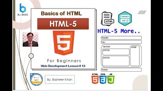 Learn Basics of HTML 5 Lesson #13 More Elements