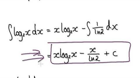 Video 1959 - Differentiate log base 2 and Integrate log base 2 - Practice