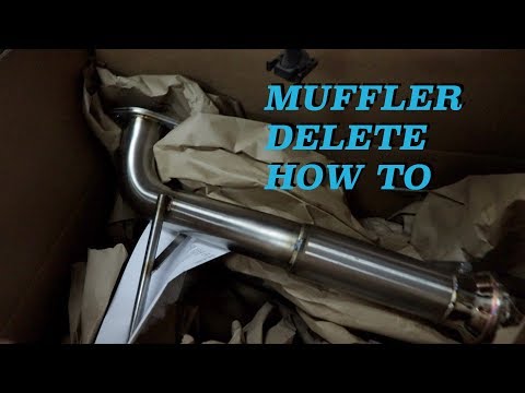 2013 subaru forester Muffler delete how to install