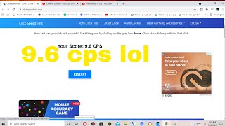 cps test in click speed test screenshot 2