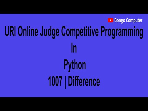 Learn How To Solve URI Online Judge Python Problem #1007 Difference