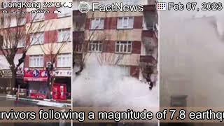 [Latest]Buildings collapse after Turkey earthquake