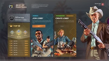 FiveM Paintball Script | Create Lobby & 3 Special HUD