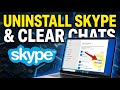 How to uninstall Skype and delete old chat history - Complete Guide