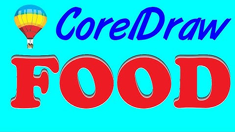 Corel Draw Tips & Tricks 3D looking font effect