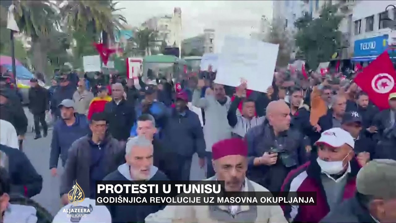 احتجاجات في تونس: إحياء ذكرى الثورة بتجمعات حاشدة