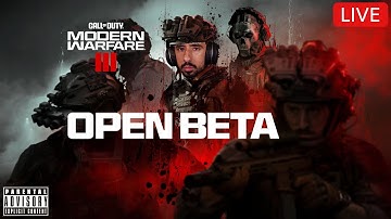 MODERN WARFARE III PS5 OPEN BETA DAY 3 - RUST - LIVE🔴