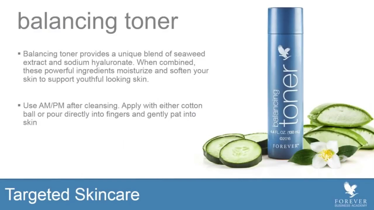 balancing toner forever living