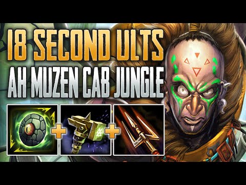 WHY IS THIS SO GOOD!? Ah Muzen Cab Jungle Gameplay (SMITE Conquest)