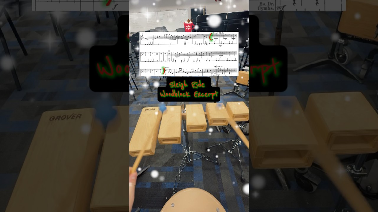 Sleigh Ride Woodblocks! 