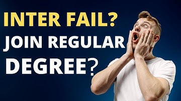 Inter Fail Join Regular Degree Admission2022|inter fail can join degree? Open Degree in Telugu