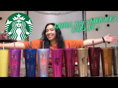 RANKING MY Starbucks Cup!!! Pt. 2 All New Starbucks Cups ⭐️ - YouTube