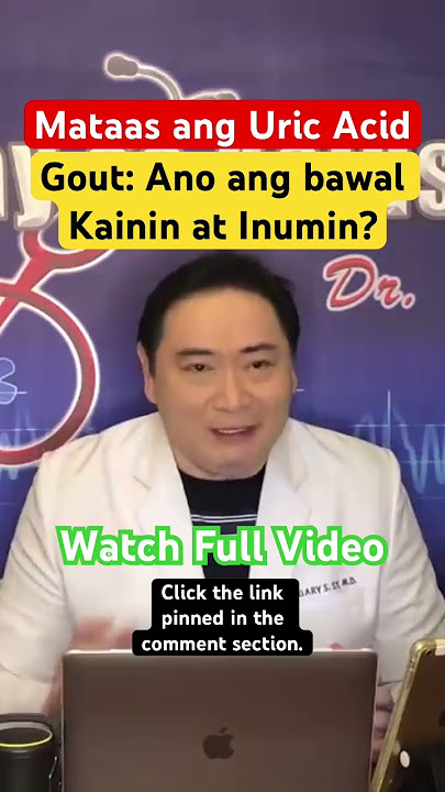 Gout: Bawal Kainin at Inumin