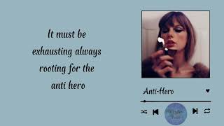 Taylor Swift - Anti-Hero (Lyrics)