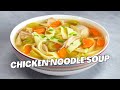 Homemade chicken noodle soup easy soup recipe by always yummy