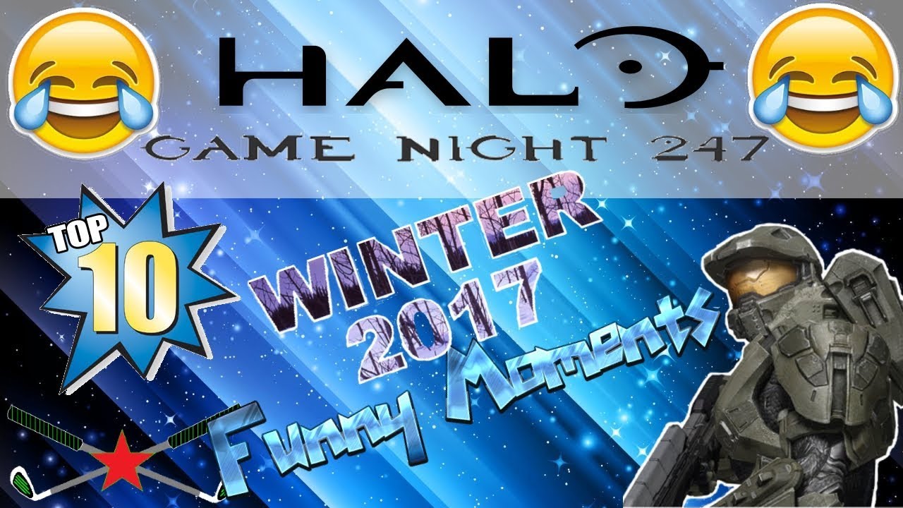 Halo Game Night 247 | Top 10 Funniest Videos WINTER 2017 (HD)