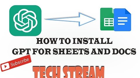 How to install the GPT for Sheets and Docs add-on to call ChatGPT in Google Sheets
