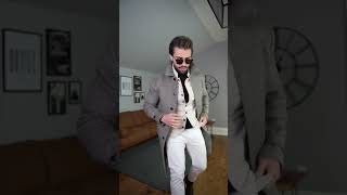 How to style white jeans in the winter #shorts #mensfashion #fashion