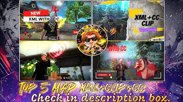 Top 5 freefire map xml।xml+cc+clip। check in description box 📮@rafimahmudhridoy#xml#rafimahmudhridoy