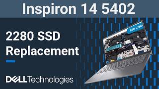 Dell Inspiron 14 5402 | How to replace the 2280 solid state drive (SSD)