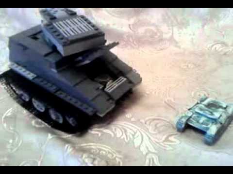 танки онлайн из лего гром и таран ) - YouTube