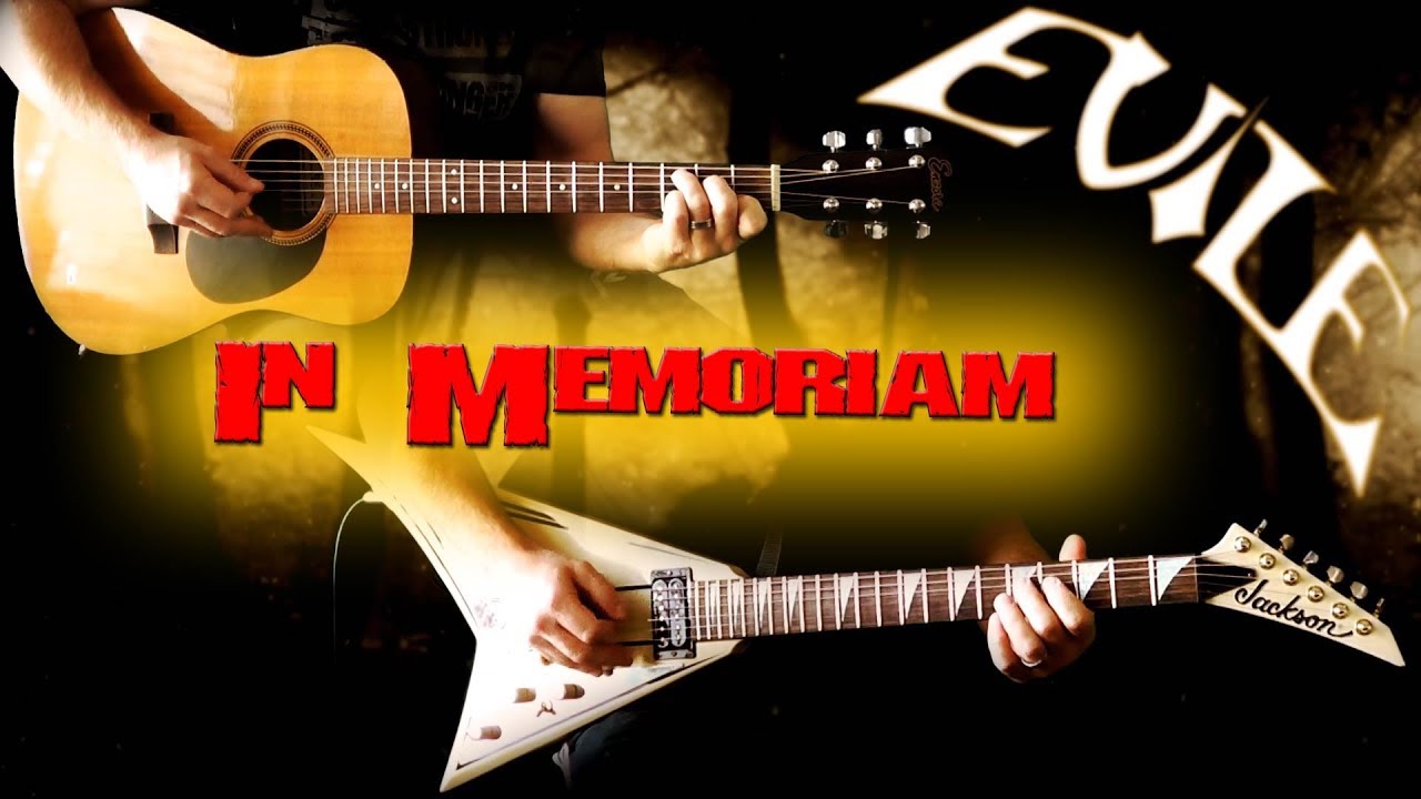 Evile - In Memoriam FULL Guitar Cover