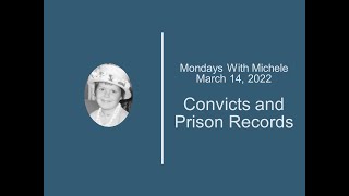 MWM Convicts and Prison Records