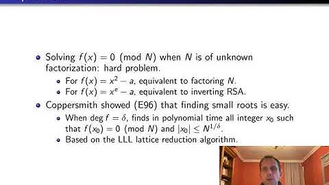 The RSA cryptosystem. Part 2: attacks against RSA