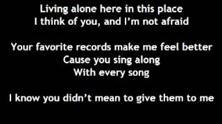 Miranda Lambert - Over You (Lyrics)